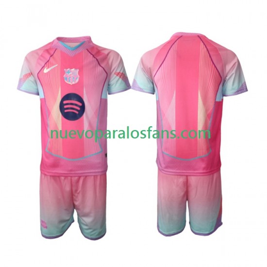 Camiseta de Fútbol FC Barcelona Special Niño Casa 2025-2026 Manga Corta