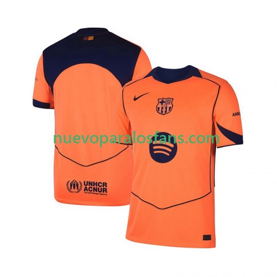Camiseta de Fútbol FC Barcelona Hombre Tercera 2025-2026 Manga Corta