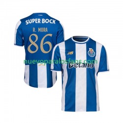 Camiseta de Fútbol FC Porto Rodrigo Mora 86 Hombre Casa 2025-2026 Manga Corta