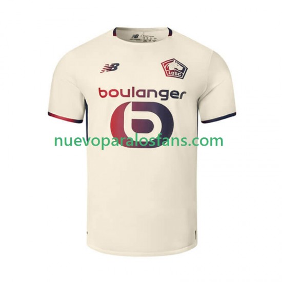 Camiseta de Fútbol LOSC Lille Hombre Exterior 2025-2026 Manga Corta