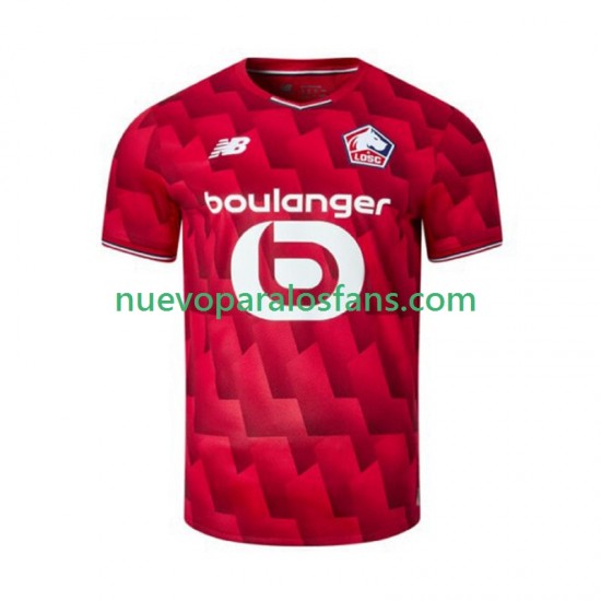 Camiseta de Fútbol LOSC Lille Hombre Casa 2025-2026 Manga Corta