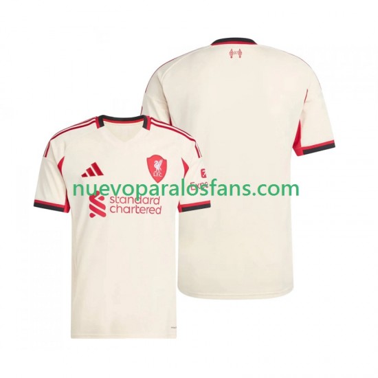 Camiseta de Fútbol Liverpool Hombre Exterior 2025-2026 Manga Corta