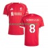 Camiseta de Fútbol Liverpool Dominik Szoboszlai 8 Hombre Casa 2025-2026 Manga Corta