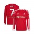 Camiseta de Fútbol Liverpool Florian Wirtz 7 Hombre Casa 2025-2026 Manga Larga