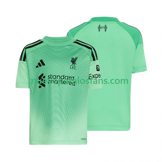 Camiseta de Fútbol Liverpool Portero Hombre Casa 2025-2026 Manga Corta