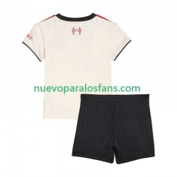 Camiseta de Fútbol Liverpool Niño Exterior 2025-2026 Manga Corta