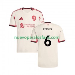 Camiseta de Fútbol Liverpool Milos Kerkez 6 Hombre Exterior 2025-2026 Manga Corta