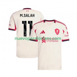 Camiseta de Fútbol Liverpool Mohamed Salah 11 Hombre Exterior 2025-2026 Manga Corta