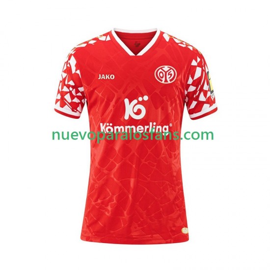 Camiseta de Fútbol Mainz 05 Hombre Casa 2025-2026 Manga Corta