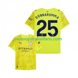 Camiseta de Fútbol Manchester City Gianluigi Donnarumma 25 Portero Hombre Tercera 2025-2026 Manga Corta