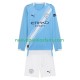 Camiseta de Fútbol Manchester City Niño Casa 2025-2026 Manga Larga