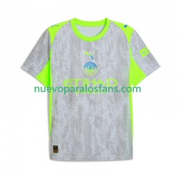Camiseta de Fútbol Manchester City Hombre Tercera 2025-2026 Manga Corta