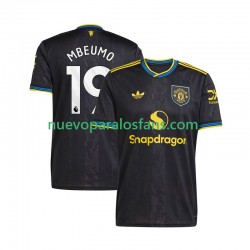 Camiseta de Fútbol Manchester United Bryan Mbeumo 19 Hombre Tercera 2025-2026 Manga Corta