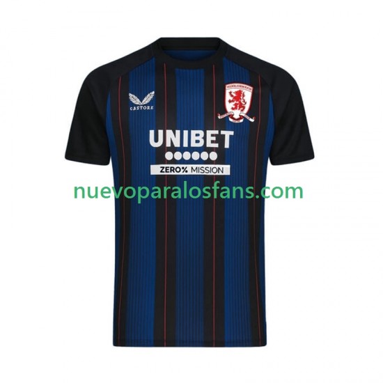 Camiseta de Fútbol Middlesbrough Hombre Exterior 2025-2026 Manga Corta