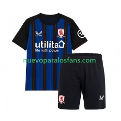 Camiseta de Fútbol Middlesbrough Niño Exterior 2025-2026 Manga Corta
