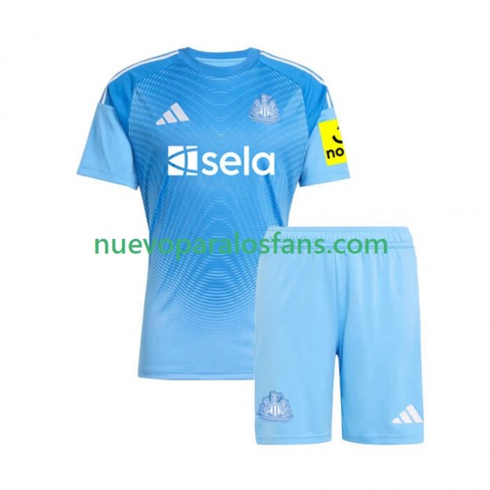 Camiseta de Fútbol Newcastle United Portero Niño Casa 2025-2026 Manga Corta