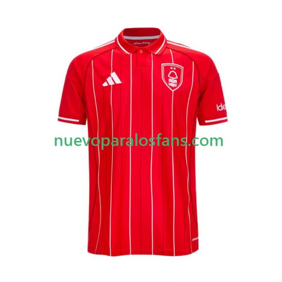 Camiseta de Fútbol Nottingham Forest Hombre Casa 2025-2026 Manga Corta