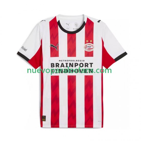 Camiseta de Fútbol PSV Eindhoven Hombre Casa 2025-2026 Manga Corta