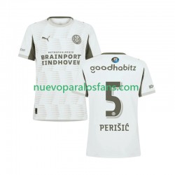 Camiseta de Fútbol PSV Eindhoven Ivan Perisic 5 Hombre Tercera 2025-2026 Manga Corta