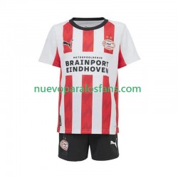Camiseta de Fútbol PSV Eindhoven Niño Casa 2025-2026 Manga Corta