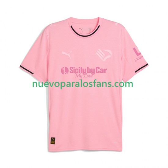 Camiseta de Fútbol Palermo Hombre Casa 2024-2025 Manga Corta