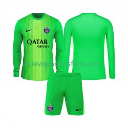 Camiseta de Fútbol Paris Saint-Germain Portero Niño Exterior 2025-2026 Manga Larga