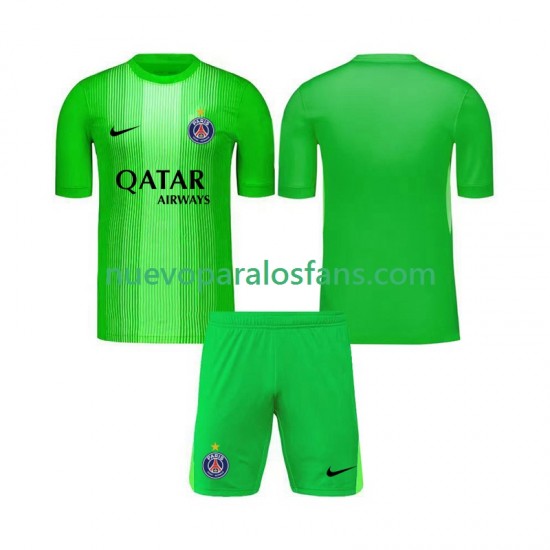 Camiseta de Fútbol Paris Saint-Germain Portero Niño Exterior 2025-2026 Manga Corta