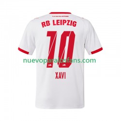 Camiseta de Fútbol RB Leipzig Xavi Simons 10 Hombre Casa 2025-2026 Manga Corta