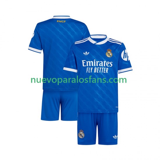 Camiseta de Fútbol Real Madrid Niño Tercera 2025-2026 Manga Corta