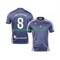 Camiseta de Fútbol Real Sociedad Arsen Zakharyan 8 Hombre Exterior 2025-2026 Manga Corta
