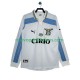 Camiseta de Fútbol SS Lazio 2000 Retro Hombre Exterior 1999 Manga Larga