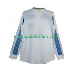 Camiseta de Fútbol SS Lazio 2000 Retro Hombre Exterior 1999 Manga Larga