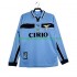 Camiseta de Fútbol SS Lazio Retro Hombre Casa 1998 1999 Manga Larga