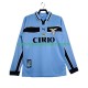 Camiseta de Fútbol SS Lazio Retro Hombre Casa 1998 1999 Manga Larga