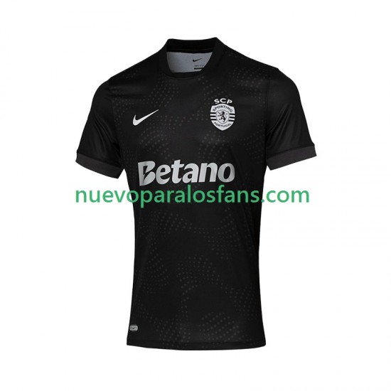 Camiseta de Fútbol Sporting CP Hombre Exterior 2025-2026 Manga Corta