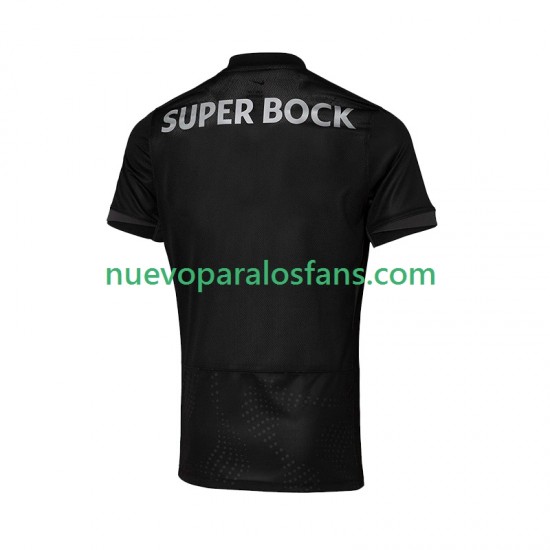 Camiseta de Fútbol Sporting CP Hombre Exterior 2025-2026 Manga Corta