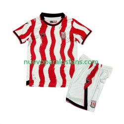 Camiseta de Fútbol Stoke City Niño Casa 2025-2026 Manga Corta