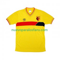 Camiseta de Fútbol Watford 1985 Retro Hombre Casa Manga Corta