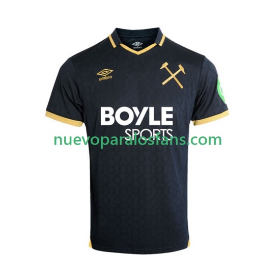 Camiseta de Fútbol West Ham United Hombre Tercera 2025-2026 Manga Corta