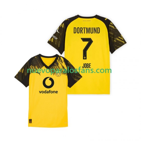 Camiseta de Fútbol Borussia Dortmund Jobe Bellingham 7 Hombre Casa 2025-2026 Manga Corta