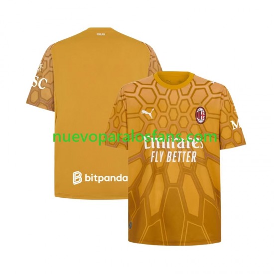 Camiseta de Fútbol AC Milan Portero Hombre Casa 2026-2027 Manga Corta