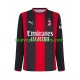 Camiseta de Fútbol AC Milan Hombre Casa 2026-2027 Manga Larga