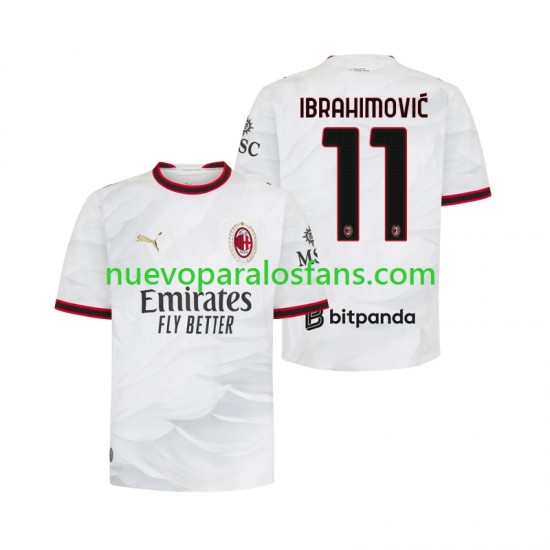 Camiseta de Fútbol AC Milan Ibrahimović 11 Hombre Exterior 2026-2027 Manga Corta