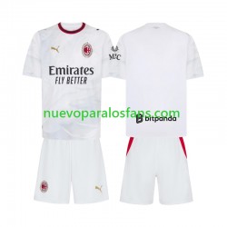 Camiseta de Fútbol AC Milan Niño Exterior 2026-2027 Manga Corta