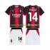Camiseta de Fútbol AC Milan Modrić Luka 14 Niño Casa 2026-2027 Manga Corta