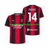 Camiseta de Fútbol AC Milan Modrić Luka 14 Hombre Casa 2026-2027 Manga Corta