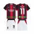 Camiseta de Fútbol AC Milan Pulisic 11 Niño Casa 2026-2027 Manga Corta