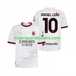Camiseta de Fútbol AC Milan Rafael Leao 10 Hombre Exterior 2026-2027 Manga Corta