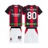 Camiseta de Fútbol AC Milan Ronaldinho 80 Niño Casa 2026-2027 Manga Corta