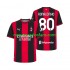 Camiseta de Fútbol AC Milan Ronaldinho 80 Hombre Casa 2026-2027 Manga Corta